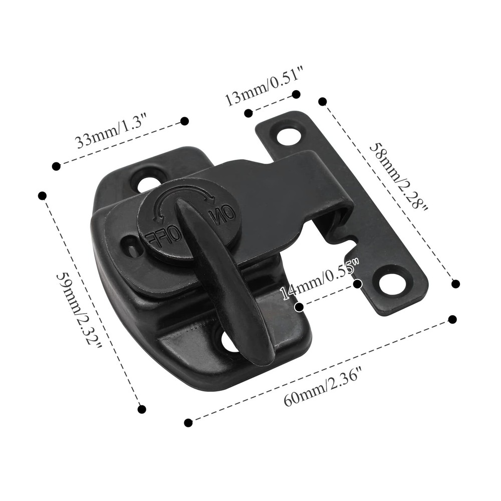 4 Pieces Metal Dining Table Locks Dining Training Table Buckles Latches Table...