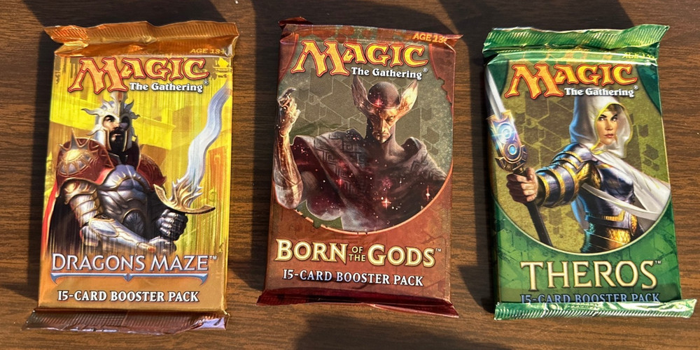 Magic the Gathering Deck Builders Toolkit 2015 Core Set 1 pack open, rest SEALED