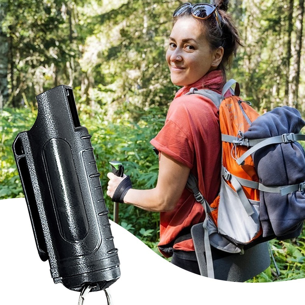 Compact Pepper Spray Keychain for Self-Defense