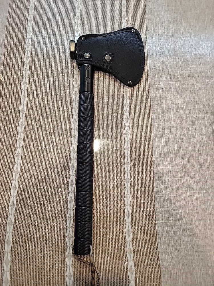 steel camping hatchet survival axe