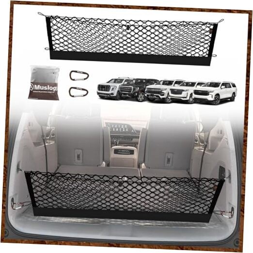 Envelope Style Trunk Cargo Net Compatible with 2021-2025 Chevy
