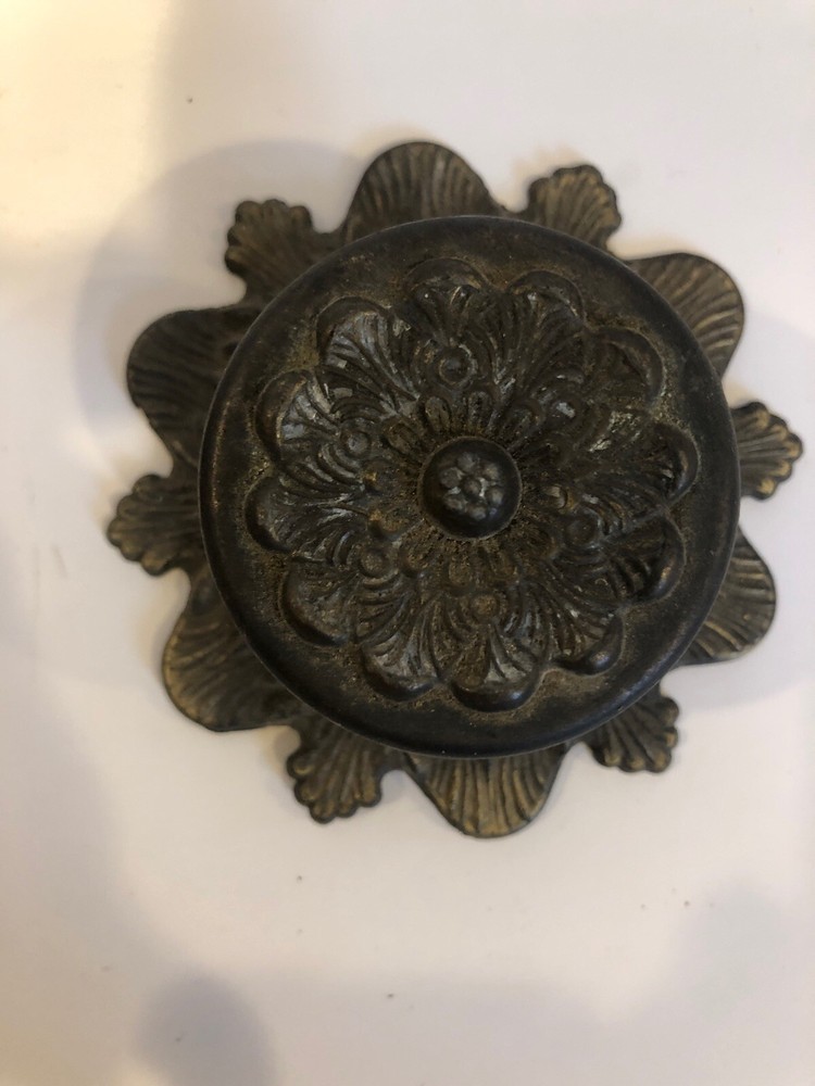 Antique Metal Drawer Pulls Set Of 2