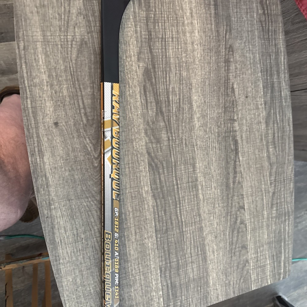 Ray Bourque "Bourquey" Career Statistics Commemorative Mini Stick