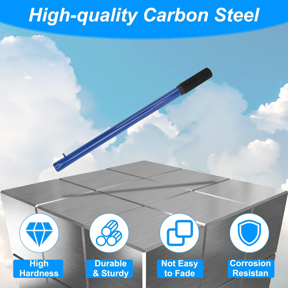 Horizontal Hydraulic Jack Handle Replacement for Floor Jacks (Blue)