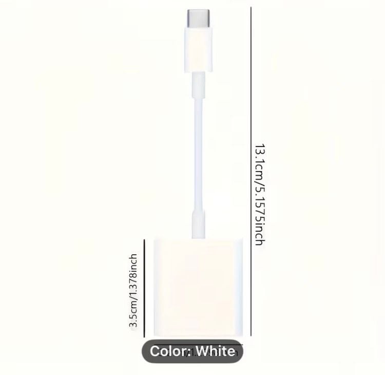 Lightning to SD Card Camera Reader Adapter for iPhone and iPad