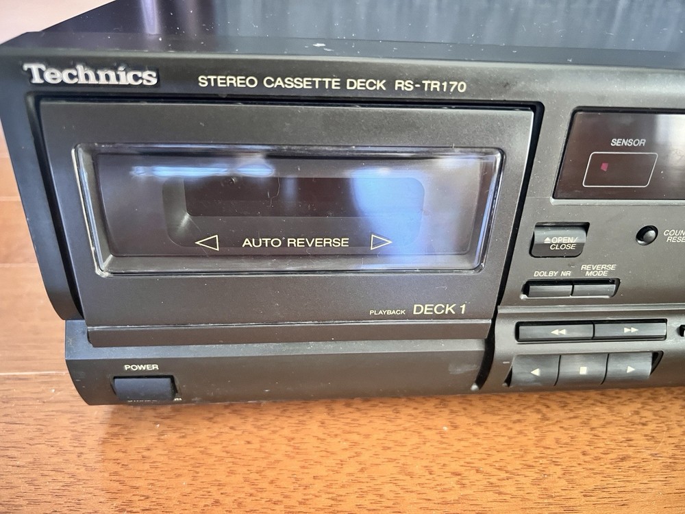 Technics dual cassette deck RS-TR170. Tested Works