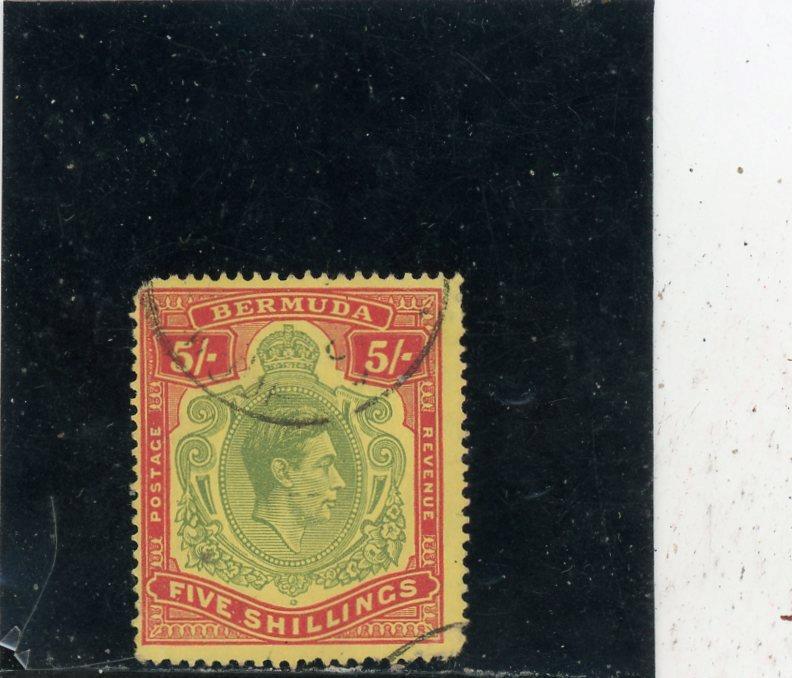 Bermuda 1938 Scott# 125 Canceled