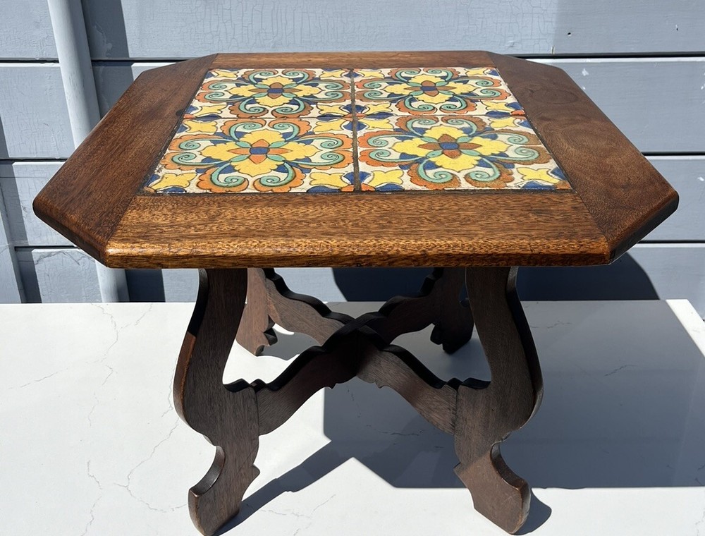 Original  Davies and McDonald Tile Arts And crafts Table