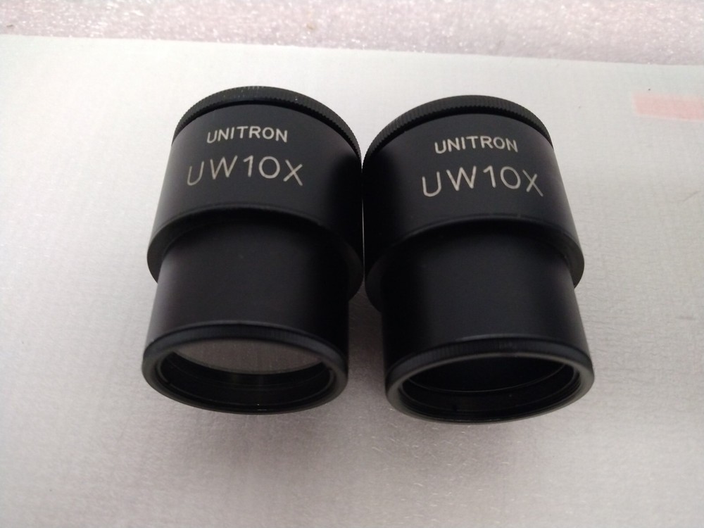 2PCs Unitron UW 10X Microscope Eyepiece With Measuring Reticule *AS PICTURED*