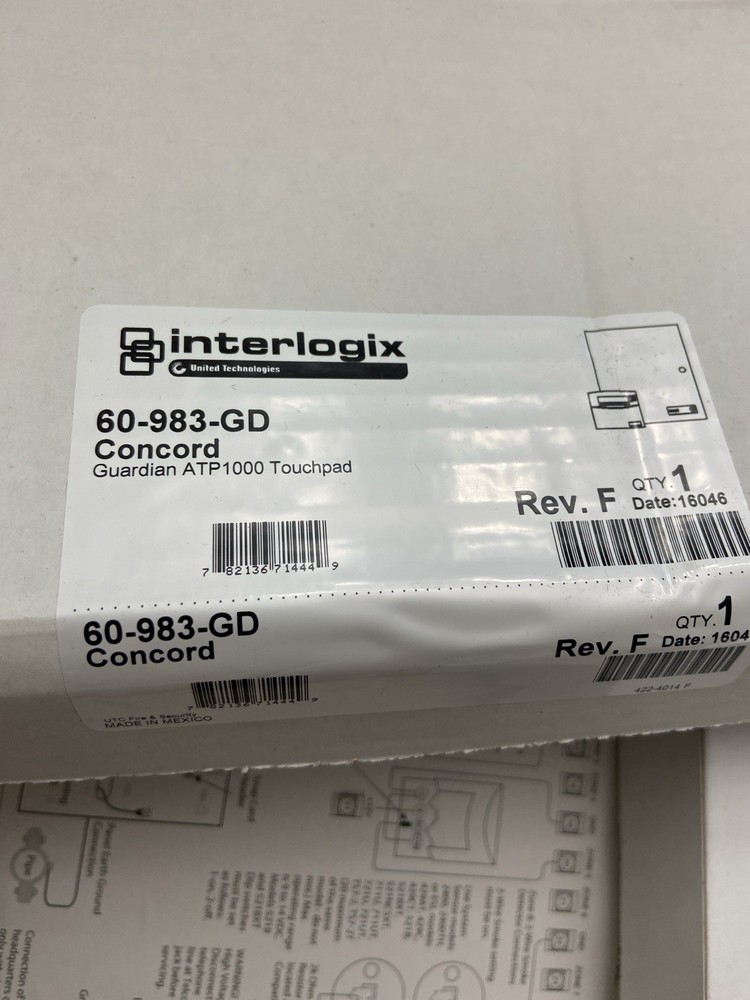 Interlogix Guardian Concord 4 Panel 800-1019-4-GD