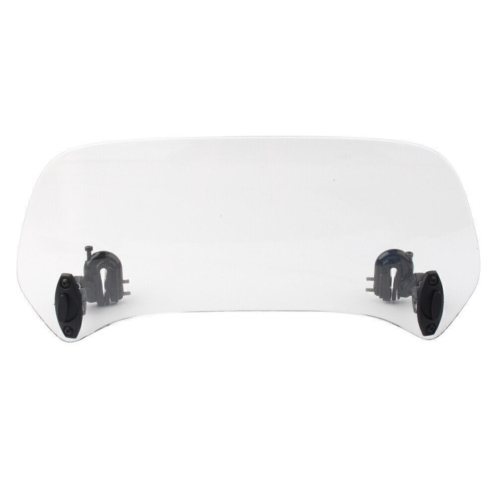 Motorcycle Adjustable Clip On Windshield Screen Extension Spoiler Wind Deflector