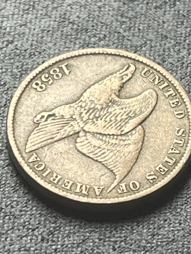 1858 FLYING EAGLE CENT (#144)