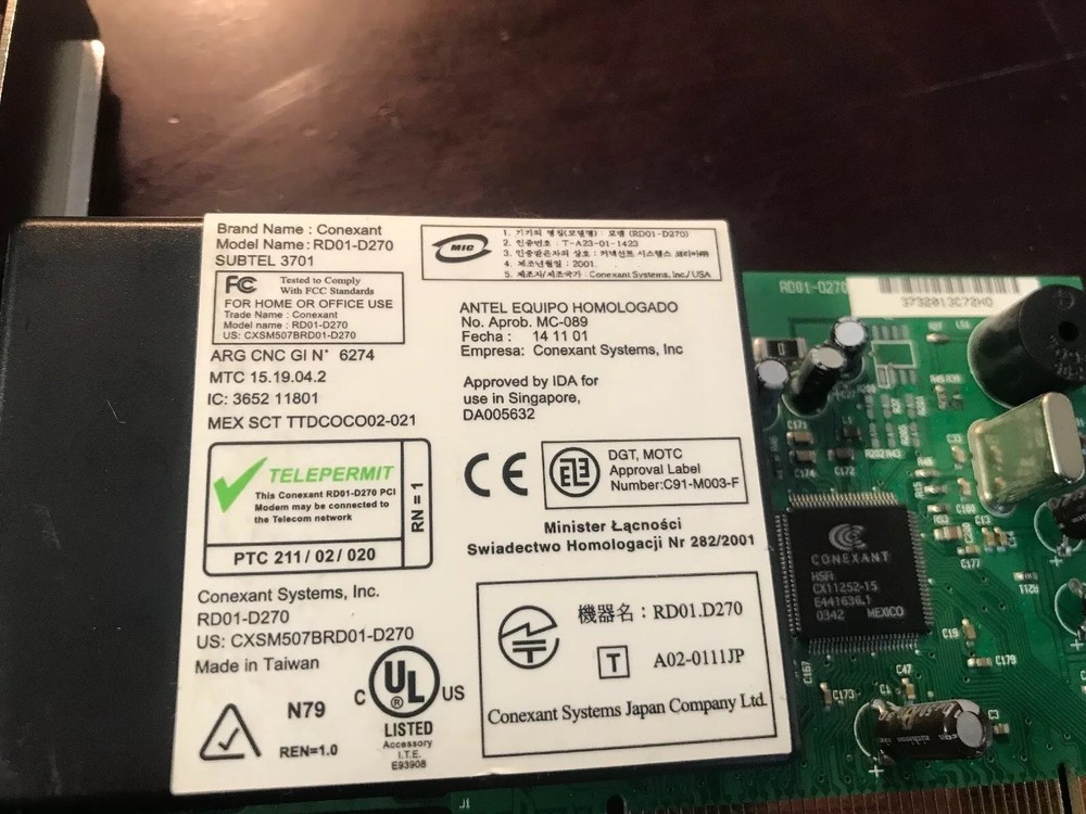 Conexant RD01-D270 56 Kbps Modem