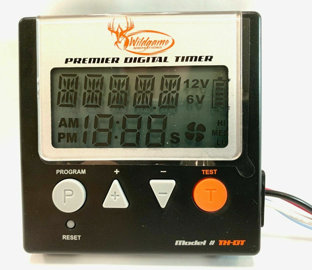 Wildgame Innovations Digital Controller Timer 6V or 12V Battery Operation TH-DT