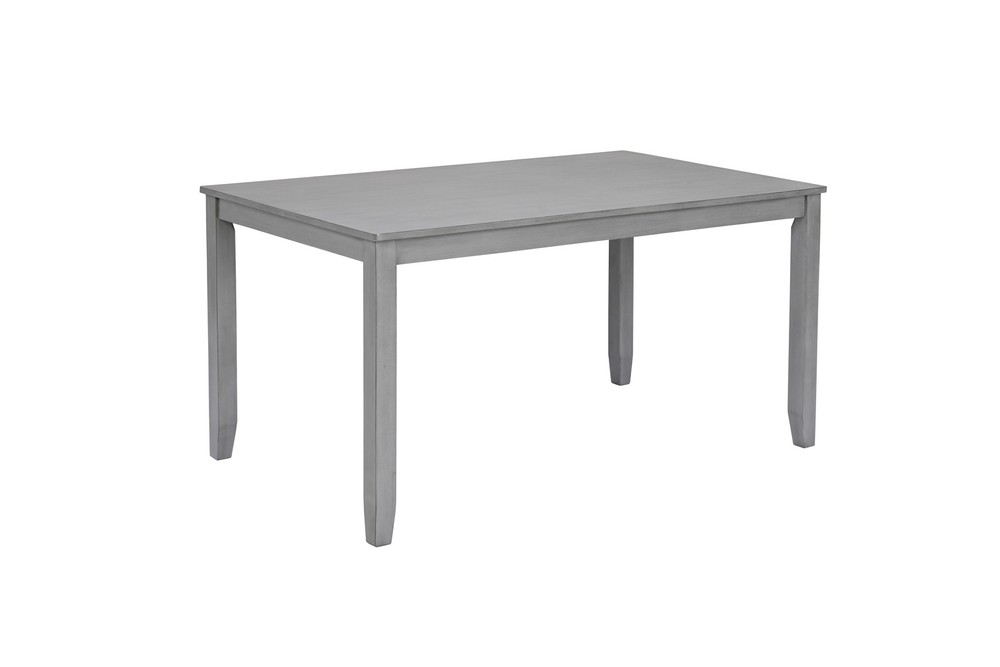 Wooden Dining Rectangular Table, Kitchen Table for Small Space, 4 Person Dinin