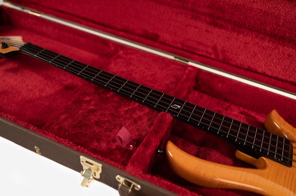 Hard-Shell Electric Bass Case (Brown)