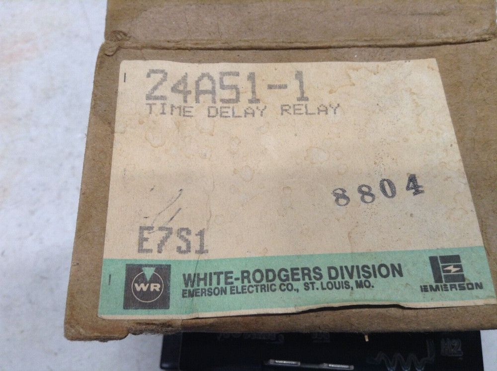 NEW White Rodgers 24A51-1 Time Delay Relay