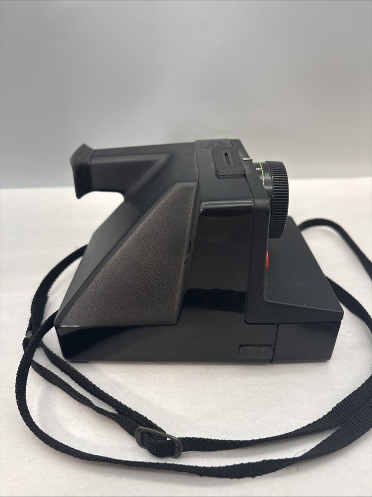 Pronto Polaroid Land Camera With Strap/ UNTESTED