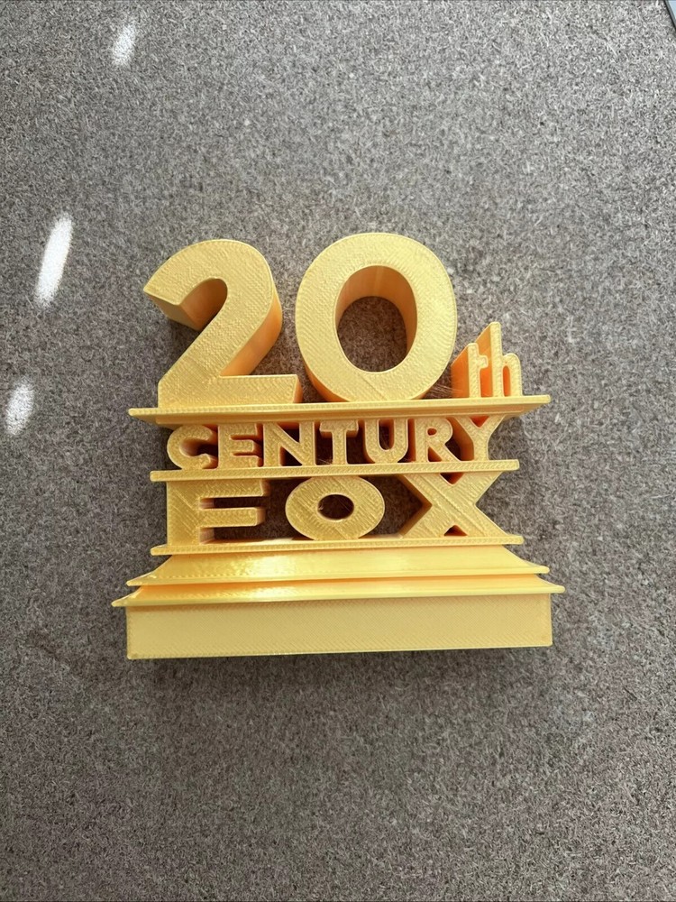20th Century Fox Style Logo Sign 3D printed