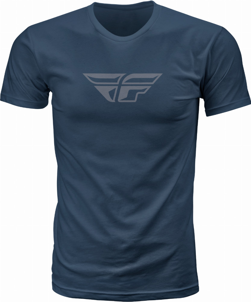 FLY F-WING TEE MIDNIGHT NAVY/GREY MD