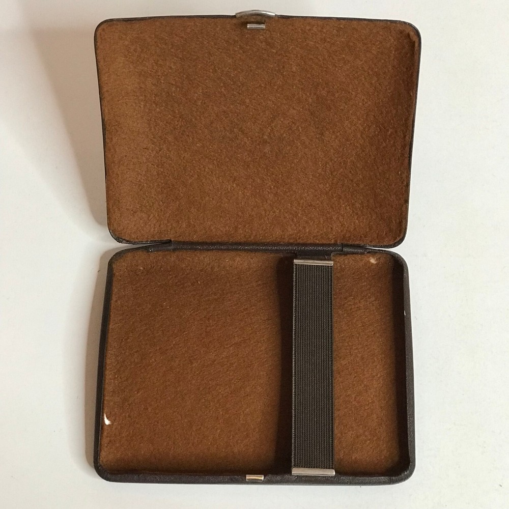 Hard Leather Vintage Cigar Case