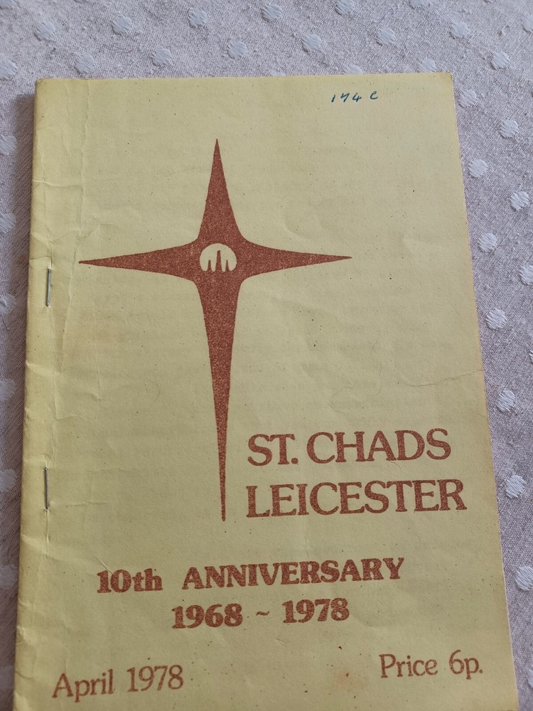 St Chad's Church, Coleman Rd Leicester 1978 programme