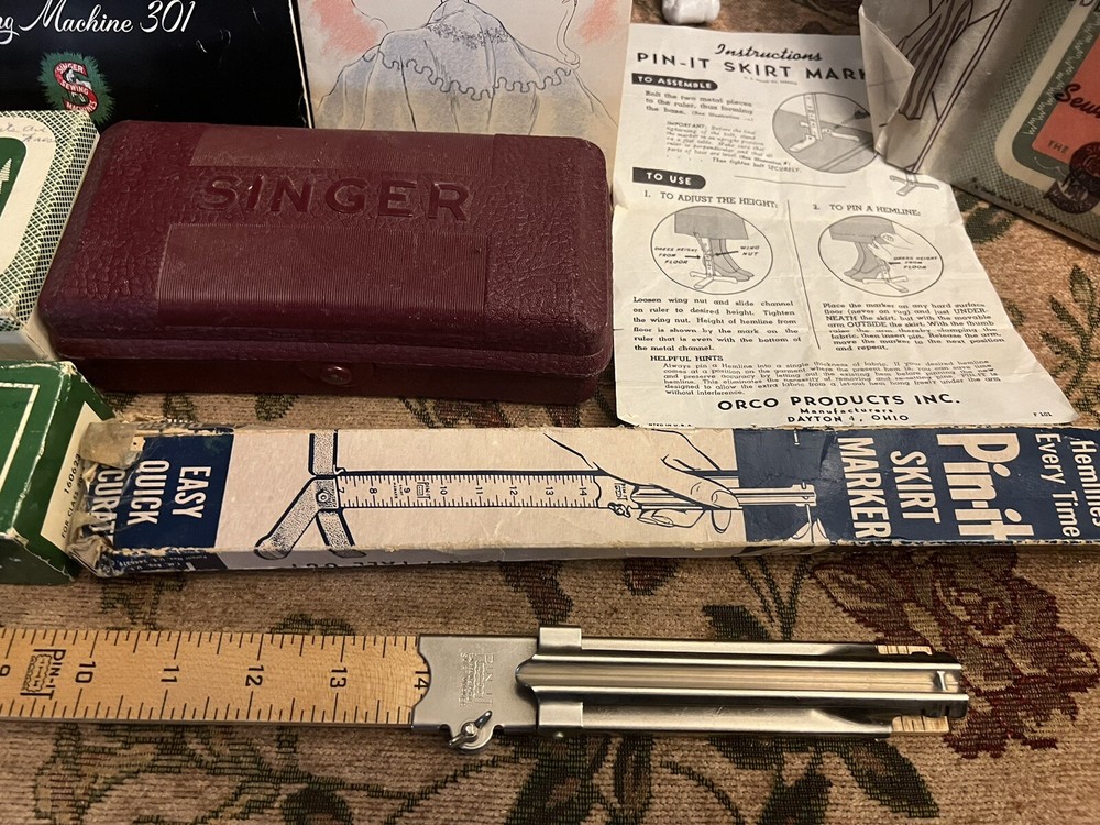 Singer Automatic Zigzagger Attachment 160985 fit 221 & Stitch Patterns Set #2