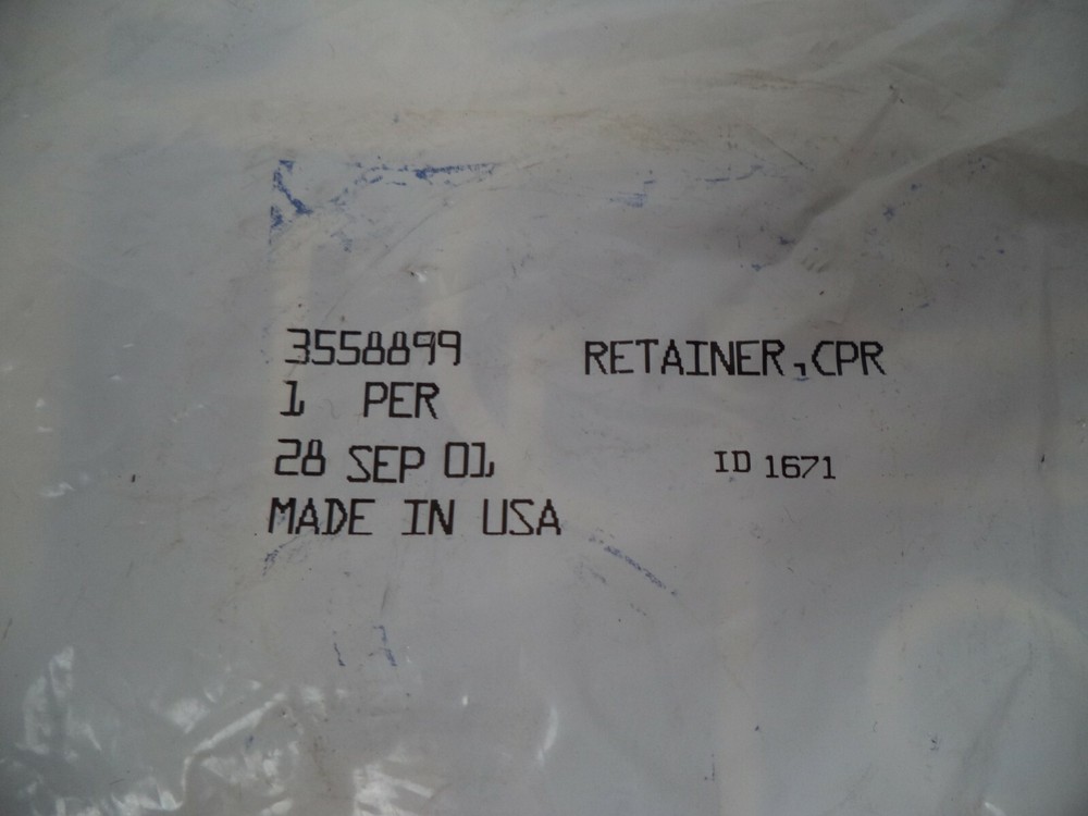 Cummins CPR Intake Valve Retainer, pn 3558899