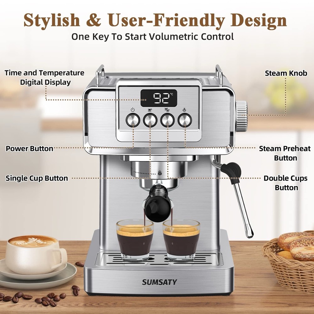 Sumstay Espresso Coffee Machine