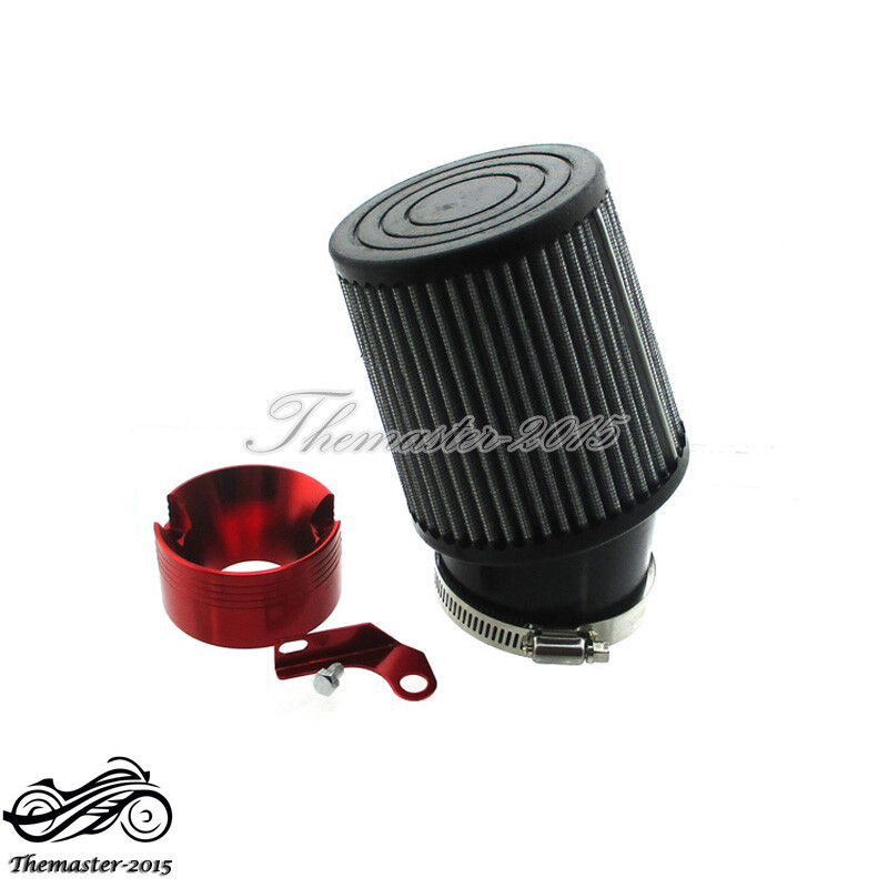 Red Air Filter & Adapter Kit For Predator 301cc 420cc GX340 GX390 Clone Engine