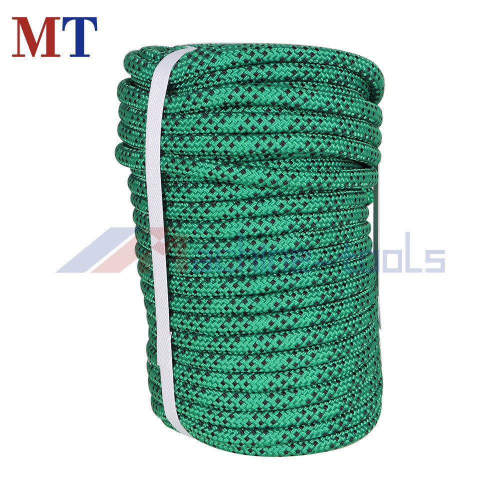 3/8" × 100' Rope Braided Polyest Rope 3520Lbs  Rope High Strong Pulling