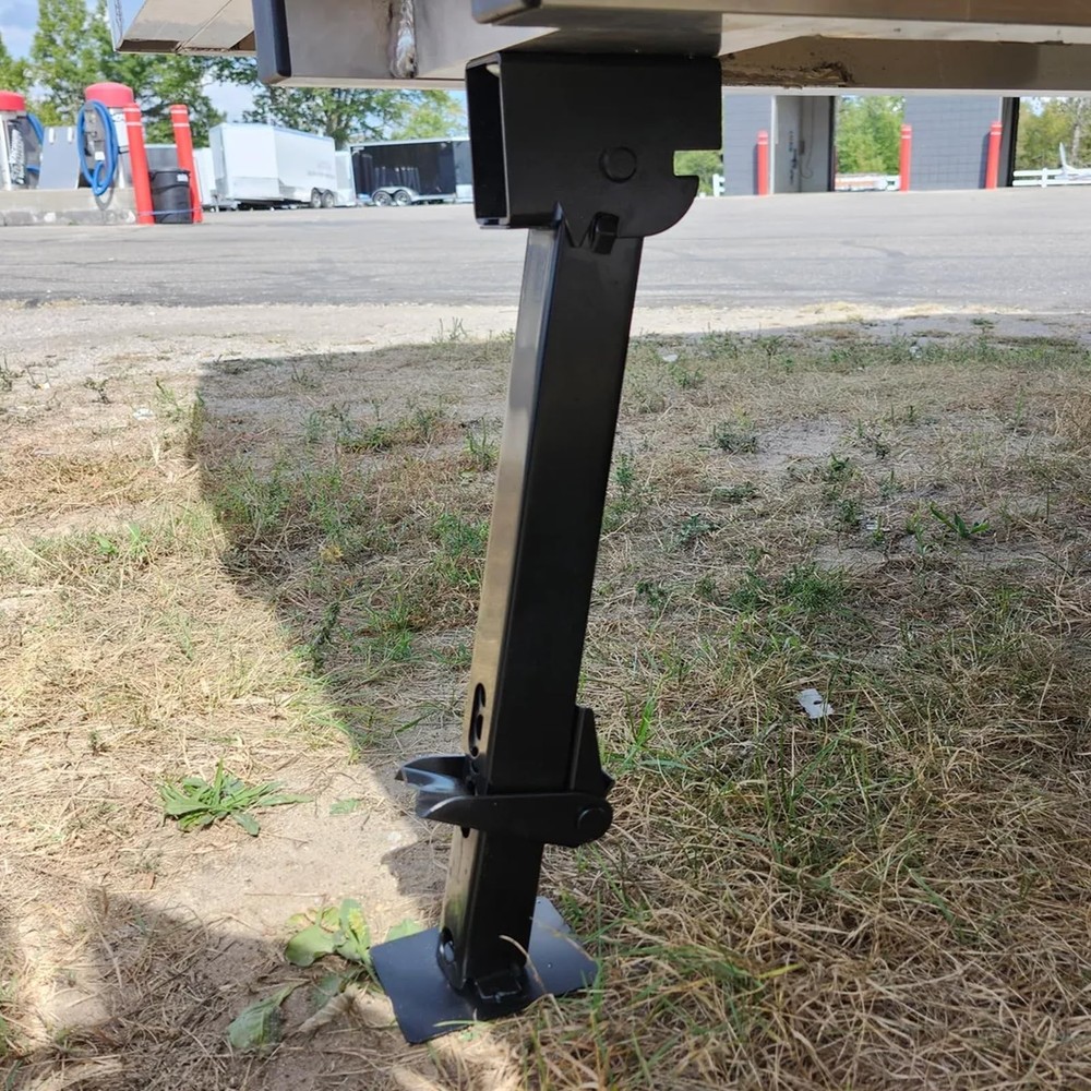 2 RV Attachable Telescoping Stabilizer Trailer Jacks - 1000lbs Cap Each for R...