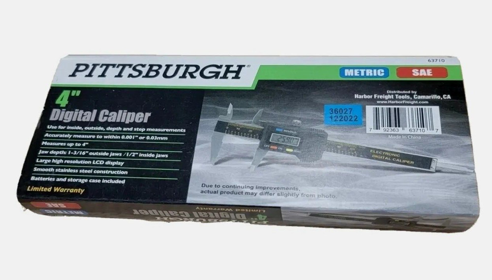 Pittsburgh Electronic Digital Caliper 4"
