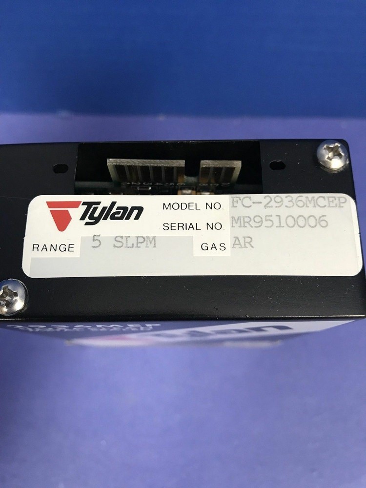 Tylan 2936MEP MFC Mass Flow Controller AR, 5 SLPM, Rfrb