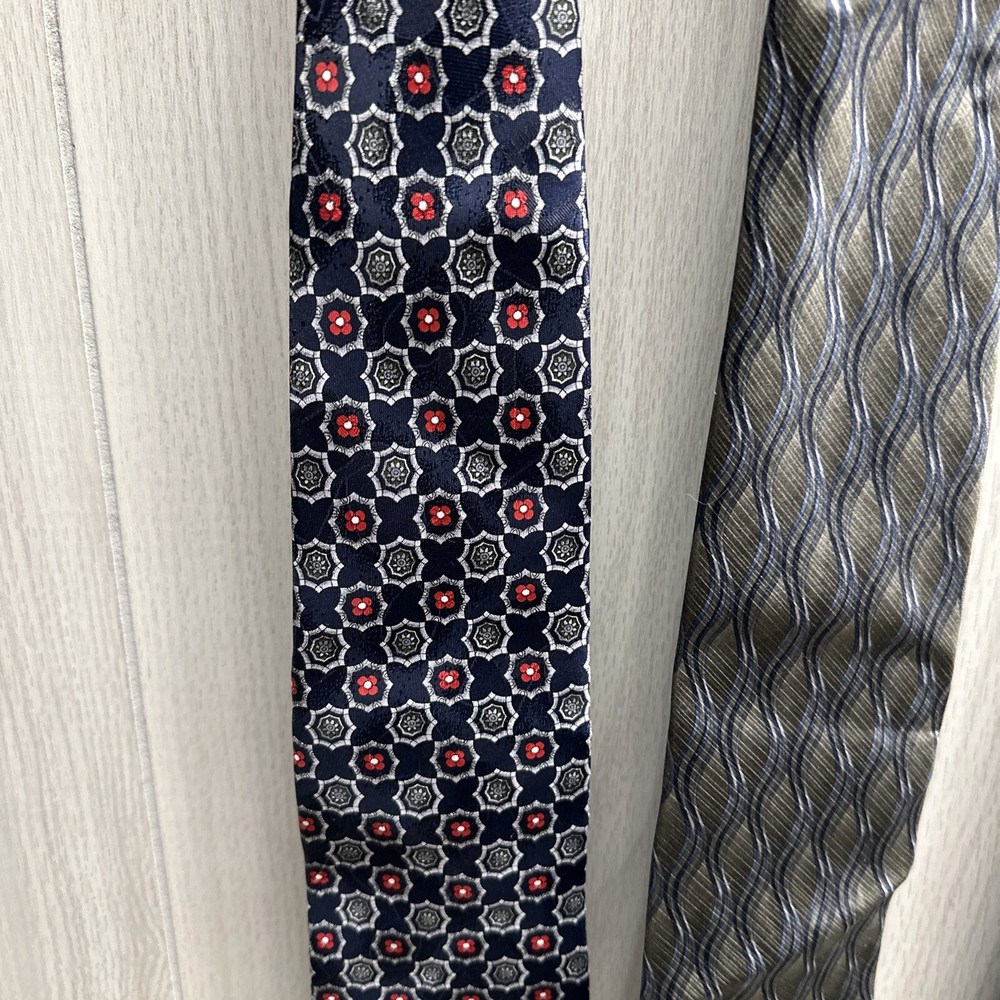 Neck Tie Custom Bundle (Set of 3) Various Patterns, Materials & Lengths - Set D