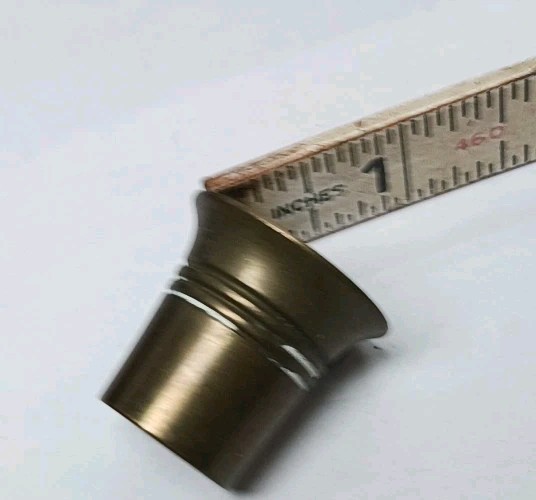 Vintage Solid Brass Jigger Mini Measuring Cup Barware 1.5” Heavy