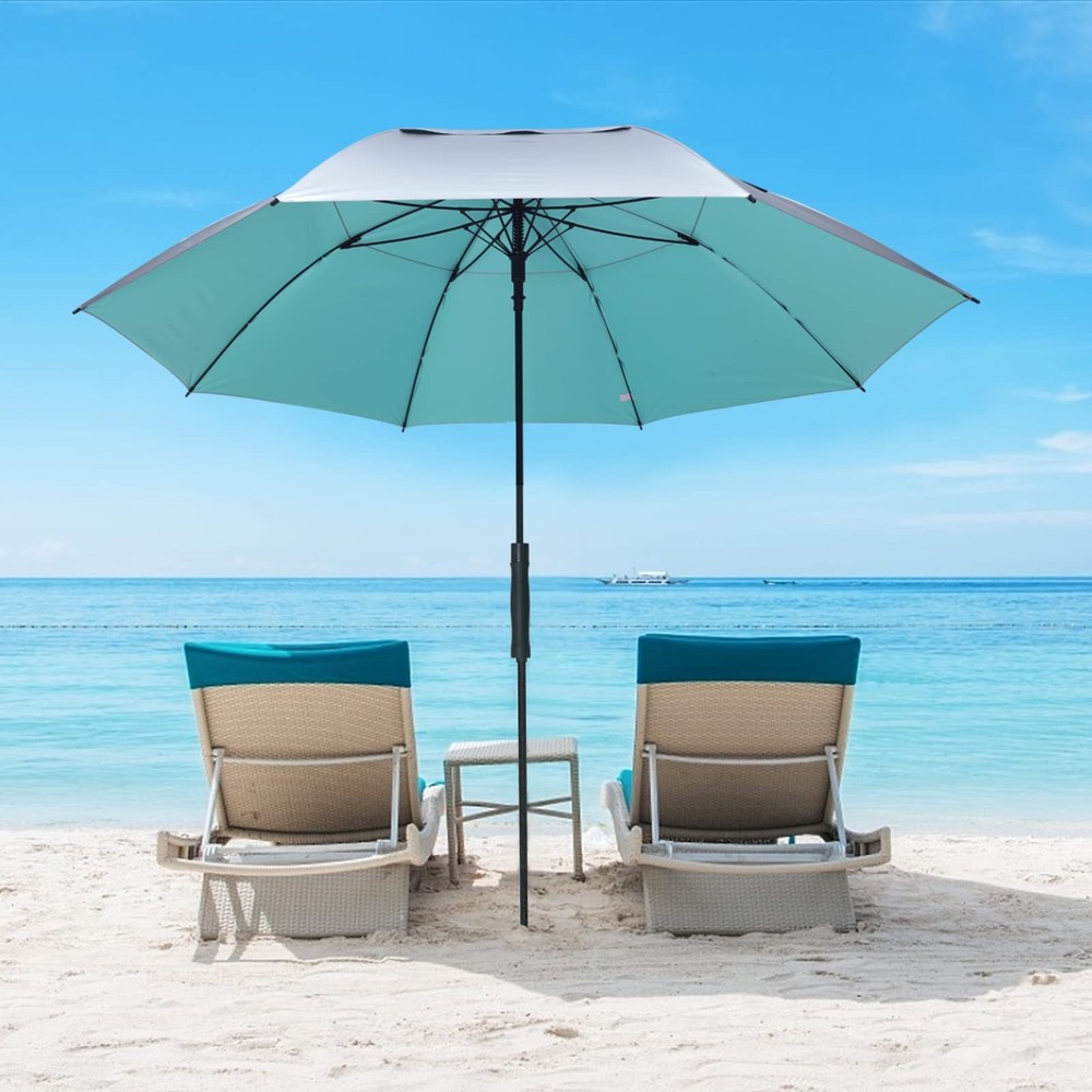 G4Free 68" UV Golf Beach Umbrella Auto Open Extra Large Windproof Vented