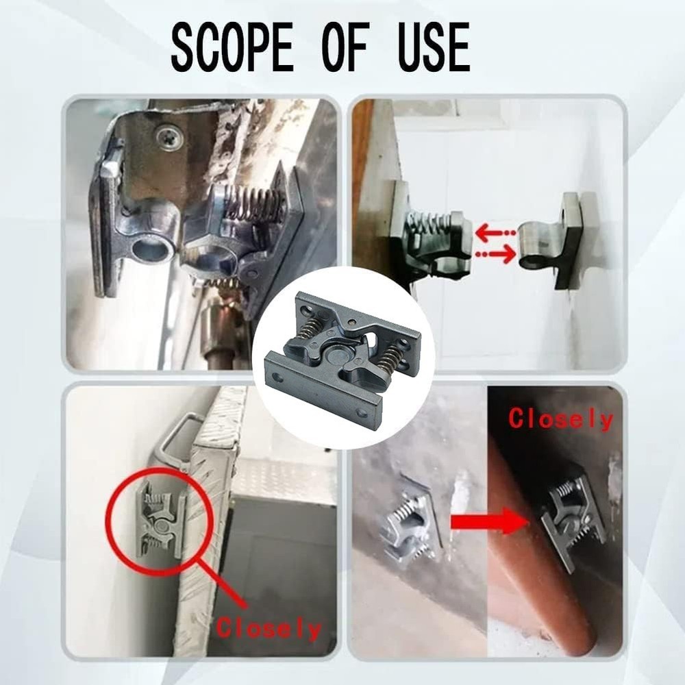 Door Easy Lock with Double Ball Function for Installation in Multiple Areas