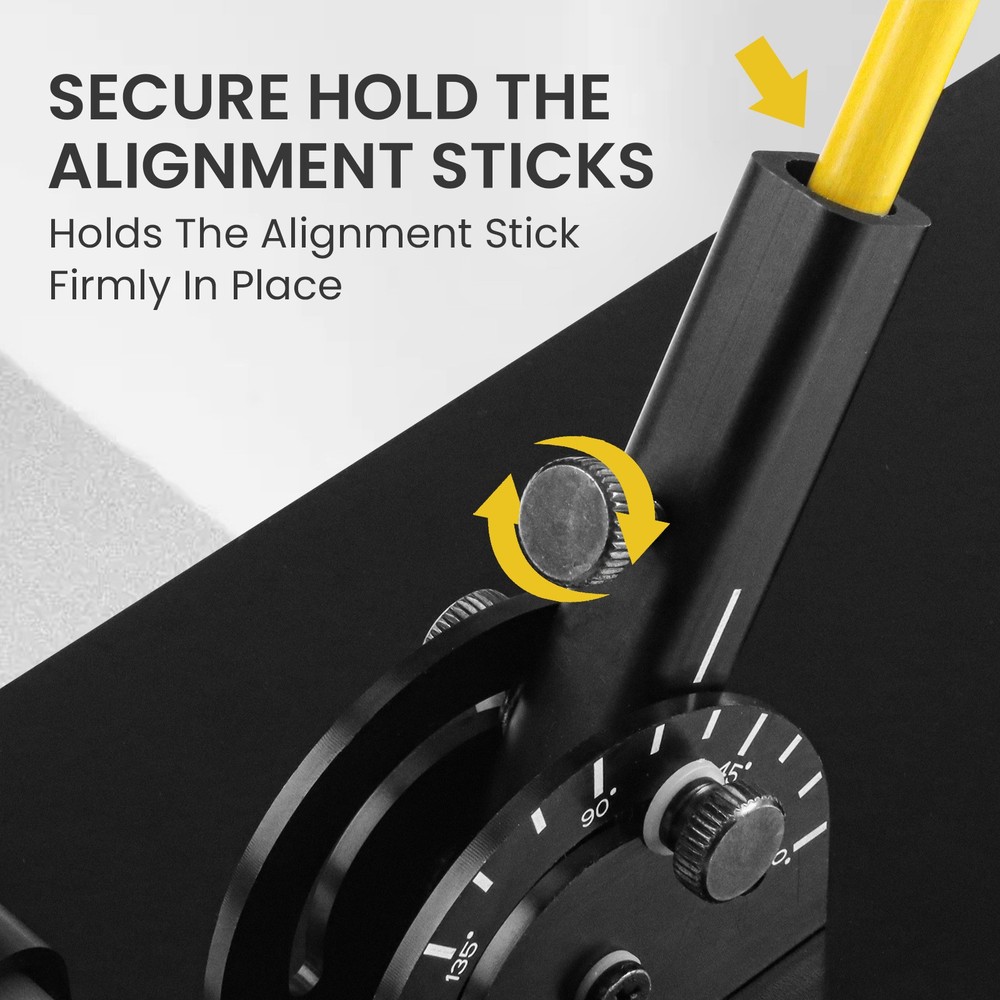 Golf Alignment Sticks and Angle Holder,Golf Training Practice Teaching Aid