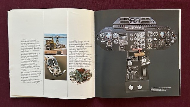 Bell 222 Twin 1977 Brochure