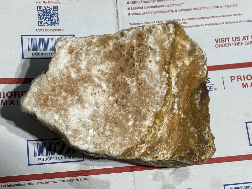 Z~ Travertine Onyx Faced Rough 10 Lbs