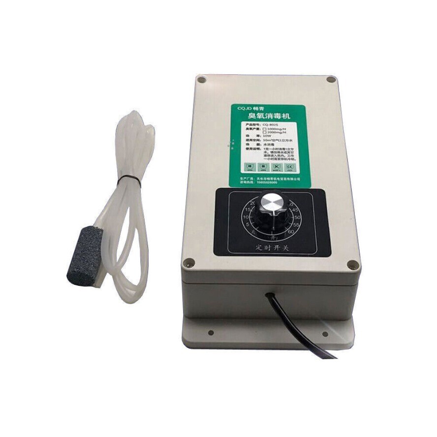 Portable Ozone Machine for Liquid Air Multipurpose Ozonator with Timer