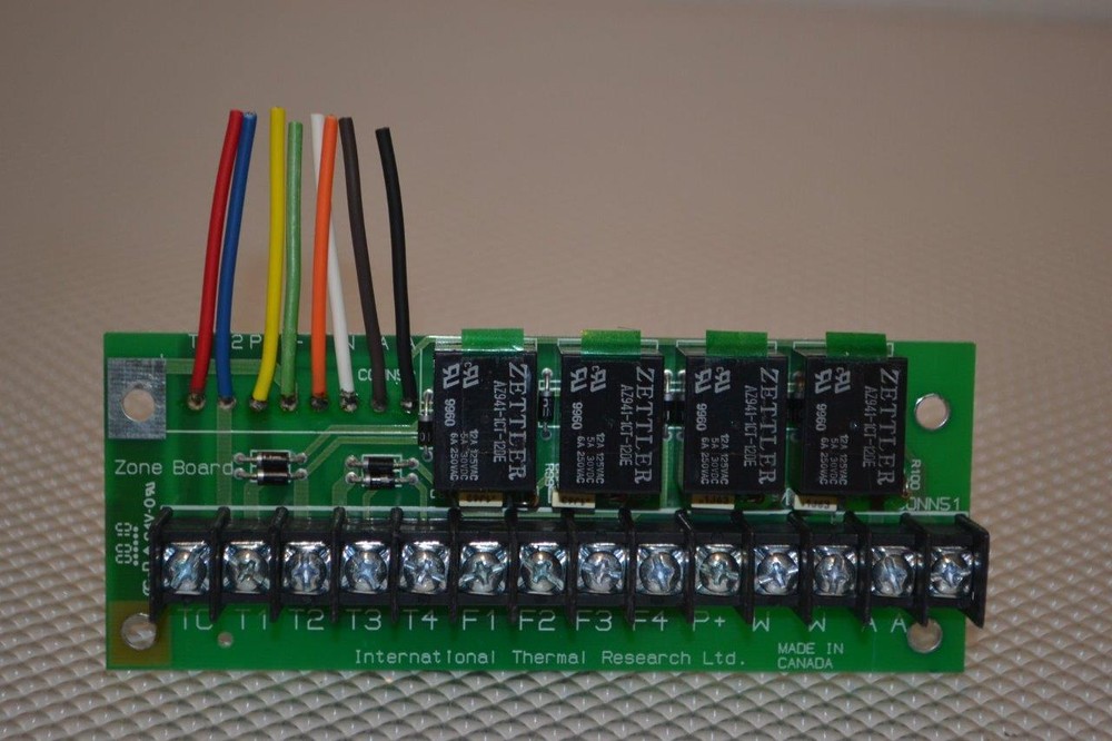 ONE NEW INTERNATIONAL THERMAL RESEARCH  RV 8 ZONE CONTROL  BOARD.
