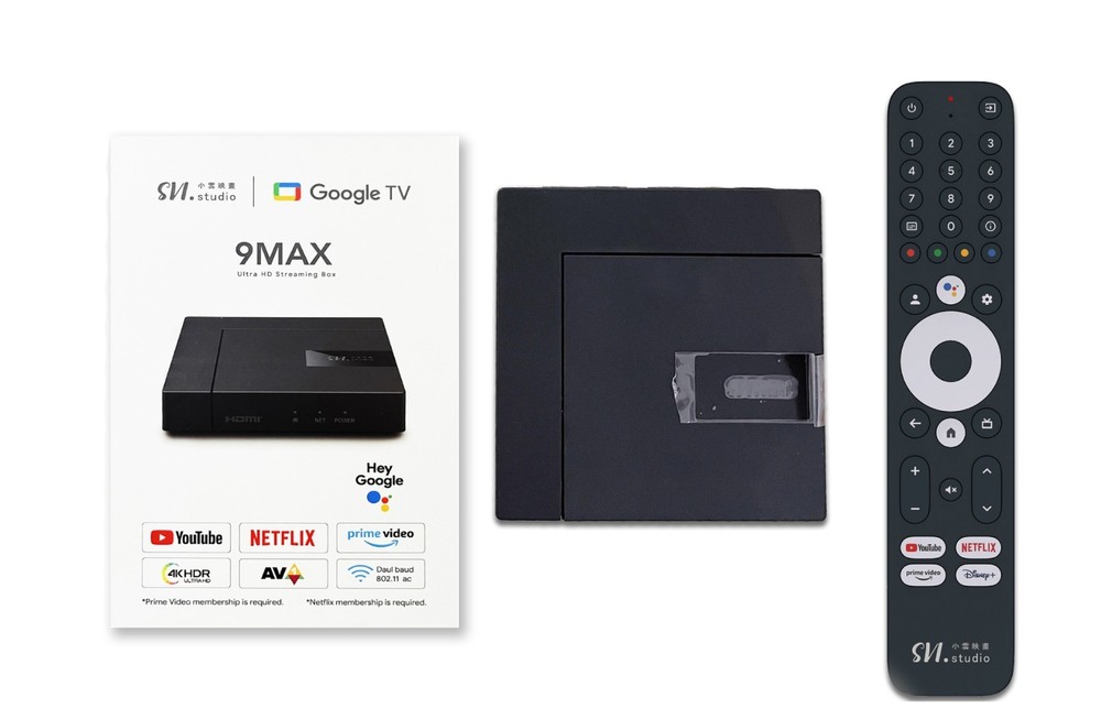 巅峰巨作剧院级机顶盒 小云9MAX电视认证盒 Google授权系统 完美支援杜比 支援4KHDR家庭剧院级Fun TV box 美國現貨