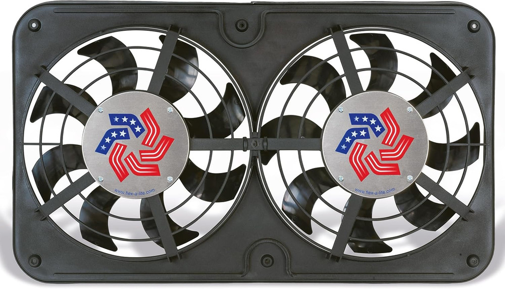 12" Low Profile Dual S-Blade Electric Radiator Puller Fan Variable Speed Control