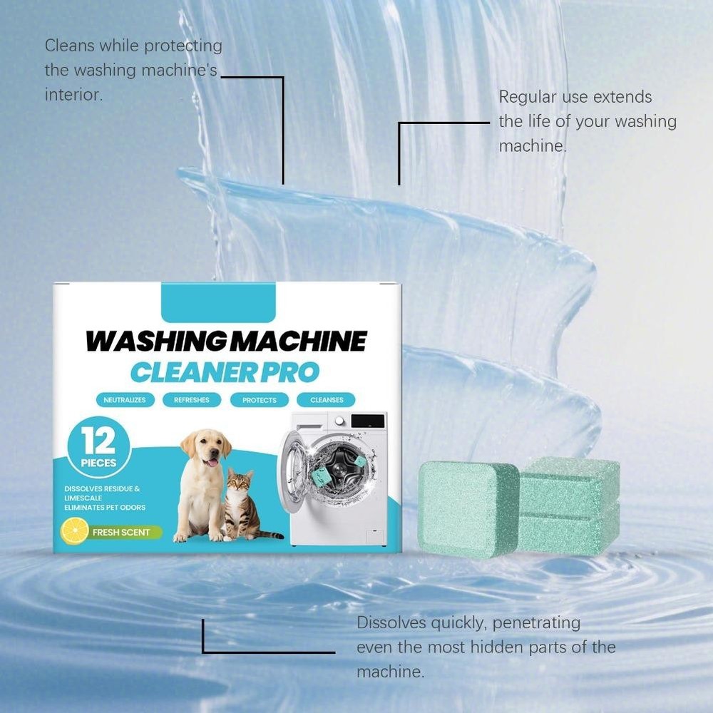 Washing Machine Cleaner Pro Deep Cleaning Tablets Efficient SOG