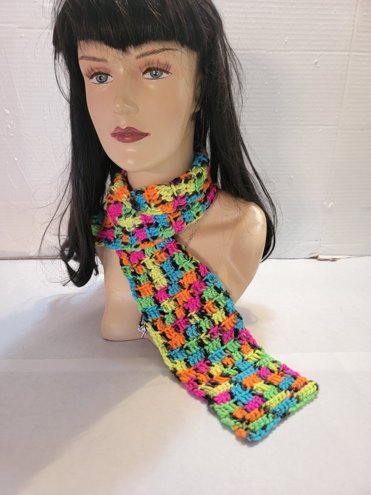 Handmade Bright Multicolor Scarf