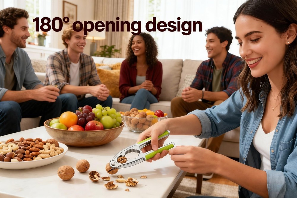 Walnut Cracker Tool, Nutcrackers, Metal Nut Shell Openers, Nut Green normal