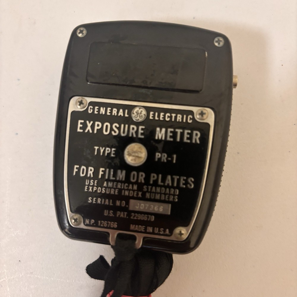 General Electric GE PR-1 Light Exposure Meter untested