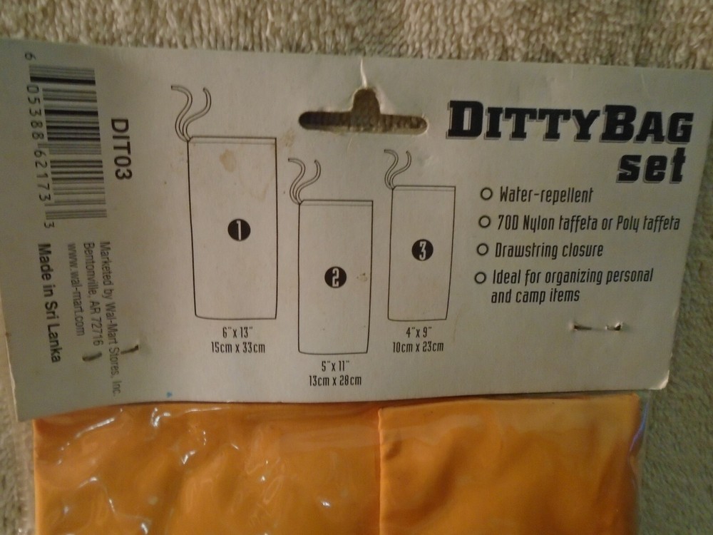 Ozark 3 Piece Ditty Bag Set